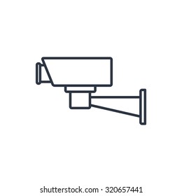 Outline Icon Of Security Camera 