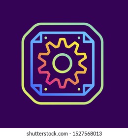 Outline icon Software. Virtual and augmented reality gadgets. Suitable for banners, mobile application, website, interfaces and print