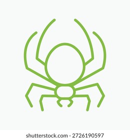 Gliederungssymbol einer Spinne
