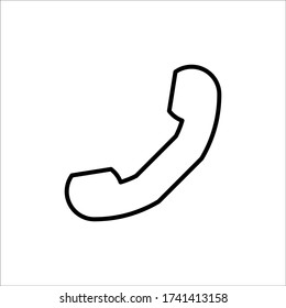 Icono de contorno con el estilo de la tecnología futura