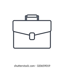 Outline Icon Of Suitcase 