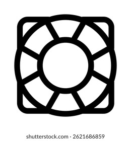 Outline icon of summer or tropical vibes