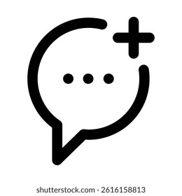 outline icon that is synonymous with online communication