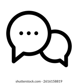outline icon that is synonymous with online communication