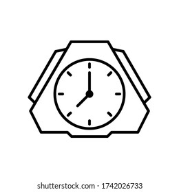Outline icon themed future technology, and its structure is like a robot