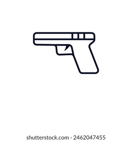  outline icon. Thin line icon from army and war collection. Editable vector isolated on white background