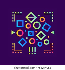 Outline icon Unstructured data. Data science technology and machine learning process. Suitable for print, website and presentation