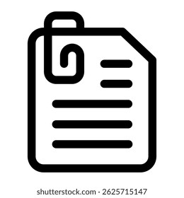 Ícone de estrutura de tópicos do documento de variedade 