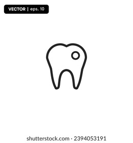Ilustración del vector de icono de contorno en fondo blanco
