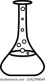 the Outline Icon of volumetric flask