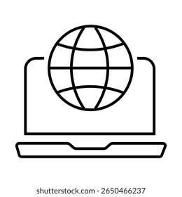 Outline icon of wrench and screwdriver crossed. Suitable for tools, support, repair, or system maintenance. Linear vector icon, editable. vector illustration
