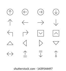 Outline Icon_Arrow outline icon variations. 
Ready to use for website, mobile app, presentation and any other projects