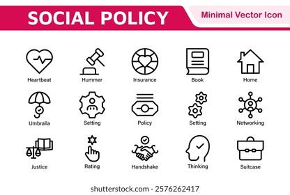 Outline icons about ESOP employee stock ownership plan. Contains such icons as company, win-win, scheme and benefits.