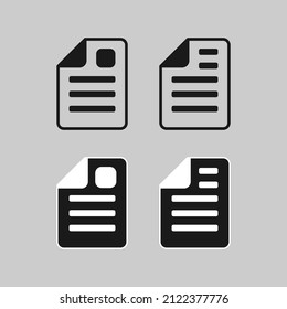 Umrisssymbole. Notebook-Symbol. Symbol Dokumente. Bester Einsatz für Technologie und Webdesign 