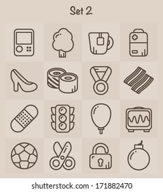 Outline Icons Set 2
