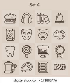Outline Icons Set 4
