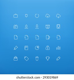 Outline Icons Set, Vector EPS 10