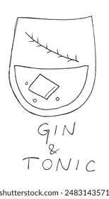 Outline illustration vector image of a alcohol drink.
Hand drawn artwork of a alcohol drink.
Simple cute original logo.
Hand drawn vector illustration for posters.