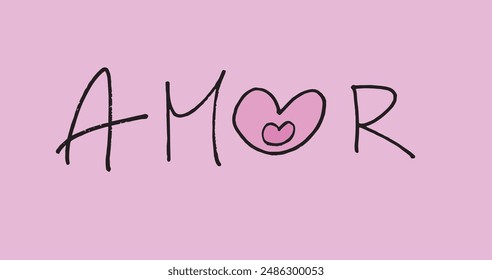 Outline illustration vector image of amore letter.
Hand drawn artwork of amor word.
Simple cute original logo.
Hand drawn vector illustration for posters.