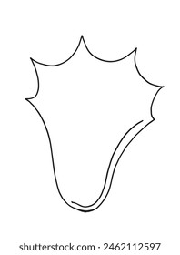 Outline illustration vector image of an animal paw.
Hand drawn artwork of an animal paw.
Simple cute original logo.
Hand drawn vector illustration for posters.