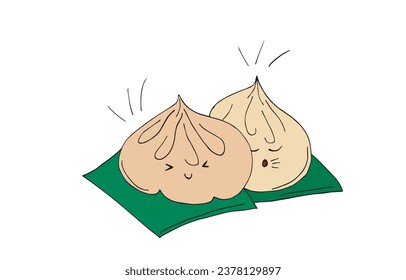 Outline illustration vector image of an asian food.
Hand drawn artwork of an asian food. 
Simple cute original logo.
Hand drawn vector illustration for posters, cards, t-shirts.