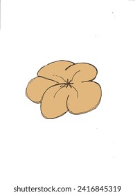 Outline illustration vector image of a bagel.
Hand drawn artwork of a bagel.
Simple cute original logo.
Hand drawn vector illustration for posters.