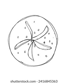 Outline illustration vector image of a bagel.
Hand drawn artwork of a bagel.
Simple cute original logo.
Hand drawn vector illustration for posters.
