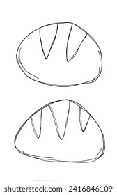 Esbozar la imagen vectorial de un bagel.
Dibujo a mano de un bagel.
Simple y lindo logo original.
Ilustración vectorial dibujada a mano para afiches.