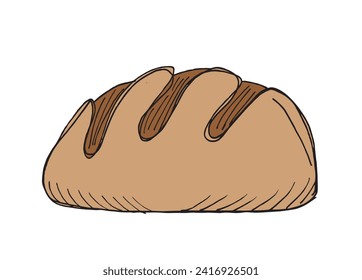 Esbozar la imagen vectorial de un bagel.
Dibujo a mano de un bagel.
Simple y lindo logo original.
Ilustración vectorial dibujada a mano para afiches.