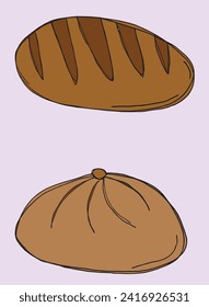 Esbozar la imagen vectorial de un bagel.
Dibujo a mano de un bagel.
Simple y lindo logo original.
Ilustración vectorial dibujada a mano para afiches.