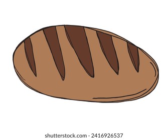 Esbozar la imagen vectorial de un bagel.
Dibujo a mano de un bagel.
Simple y lindo logo original.
Ilustración vectorial dibujada a mano para afiches.