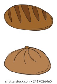 Esbozar la imagen vectorial de un bagel.
Dibujo a mano de un bagel.
Simple y lindo logo original.
Ilustración vectorial dibujada a mano para afiches.