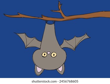 Outline illustration vector image of a bat.
Hand drawn artwork of a bat.
Simple cute original logo.
Hand drawn vector illustration for posters.