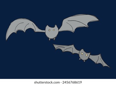 Outline illustration vector image of a bat.
Hand drawn artwork of a bat.
Simple cute original logo.
Hand drawn vector illustration for posters.