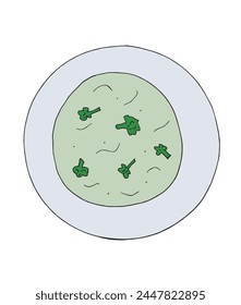 Outline illustration vector image of a bowl of a soup.
Hand drawn artwork of a bowl of a soup.
Simple cute original logo.
Hand drawn vector illustration for posters.