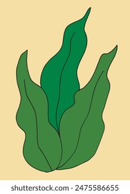 Ilustración de contorno Imagen de Vector de un arbusto.
Obra de arte dibujada a mano de un arbusto.
Simple lindo logotipo original.
Ilustración vectorial dibujada a mano para carteles.