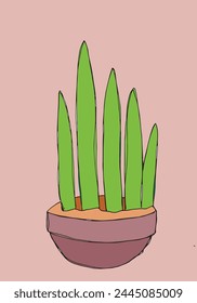 Outline illustration vector image of a cactus.
Hand drawn artwork of a cactus.
Simple cute original logo.
Hand drawn vector illustration for posters.