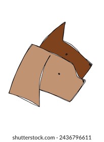 Outline illustration vector image of a cat and dog.
Hand drawn artwork of a cat and dog logo.
Simple cute original logo.
Hand drawn vector illustration for posters.