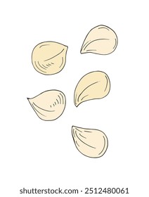 Outline illustration vector image of a cheese.
Hand drawn artwork of a cheese.
Simple cute original logo.
Hand drawn vector illustration for posters.