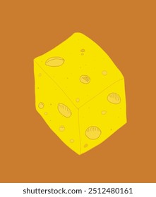 Esquema ilustración Vector Imagen de un queso.
Dibujado a mano obra de arte de un queso.
Logo original lindo simple.
Ilustración vectorial dibujada a mano para carteles.