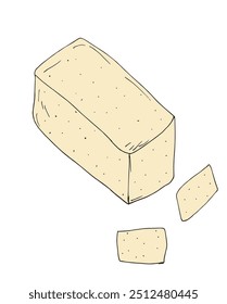 Outline illustration vector image of a cheese.
Hand drawn artwork of a cheese.
Simple cute original logo.
Hand drawn vector illustration for posters.