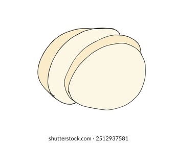 Outline illustration vector image of a cheese.
Hand drawn artwork of a cheese.
Simple cute original logo.
Hand drawn vector illustration for posters.