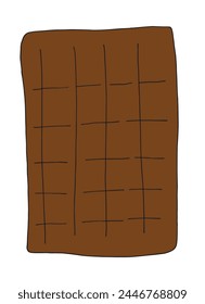 Outline illustration vector image of a chocolate.
Hand drawn artwork of a chocolate.
Simple cute original logo.
Hand drawn vector illustration for posters.