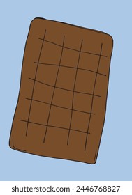 Outline illustration vector image of a chocolate.
Hand drawn artwork of a chocolate.
Simple cute original logo.
Hand drawn vector illustration for posters.