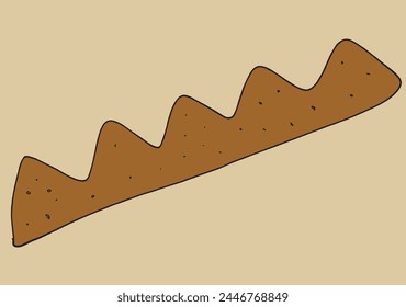 Outline illustration vector image of a chocolate.
Hand drawn artwork of a chocolate.
Simple cute original logo.
Hand drawn vector illustration for posters.