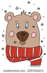 Outline illustration vector image of a Christmas teddy.
Hand drawn artwork of a xmas teddy bear.
Simple cute original logo.
Hand drawn vector illustration for posters, cards, t-shirts.