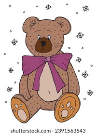 Outline illustration vector image