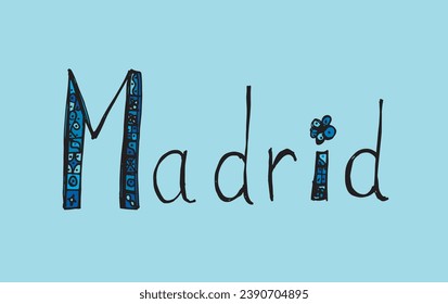 Outline illustration vector image of a cities name.
Hand drawn artwork of cities logos. 
Simple cute original logo.
Hand drawn vector illustration for posters, cards, t-shirts.