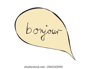 Imagen de Vector de un chat en la nube.
Dibujo a mano de una charla en la nube.
Simple lindo logotipo original.
Ilustración vectorial dibujada a mano para carteles.