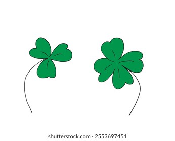 Outline illustration vector image of a clover.
Hand drawn artwork of a clover.
Simple cute original logo.
Hand drawn vector illustration for posters.